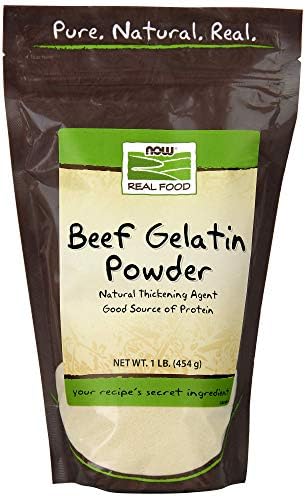 NOW Foods Beef Gelatin Powder,16-Ounce(Pack of 2)