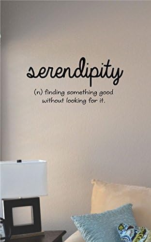 Serendipity Definición vinilo calcomanía decorativo para pared