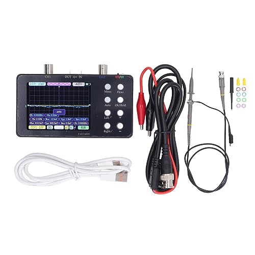 Outdoorm �f�W�^���I�V���X�R�[�v 2 �`�����l�� 3.2 �C���` LCD 50M/1CH �T���v�����O���[�g 10MSa/S �A�i���O�ш敝 20KB �X�g���[�W�I�V���X�R�[�v�L�b�g 5V