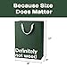 MilkToast Brands Funny Stoner Gift Bag, 11" x 8" x 4" Size, Definitely Not Weed, Reusable Kraft Paper Weed Gift Bags for Marijuana Gifts & Cannabis Accessories, Father's Day, Birthdays
