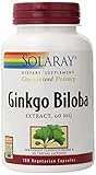 Solaray Ginkgo Biloba Extract, 60 mg, 180 Count