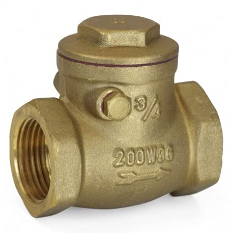 3/4" Threaded Swing Check Valve, Lead-Free - Pack of 5