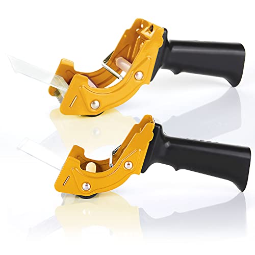 Acrux7 2 PCS 2 Inch Packing Tape Gun, Rapid Replace Packing Tape Dispenser Guns with Ergonomic Grip, Handheld Tape Gun Dispenser Heavy Duty Tapes Sealing Cutter for Carton Packaging, Boxes Sealing by Acrux7 - Used condition - Image 8