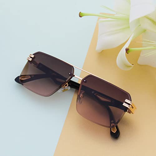 Image of Ted Smith Mens Womens Polycarbonate Uv Protection Metal Pilot Sunglasses