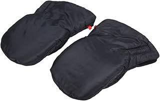 VANZACK De Luvas De Bebê Luvas Térmicas Luvas De Carrinho Grandes Luvas De Inverno Luvas Anticongelantes Carrinho Ao Ar Livre Preto Luvas Grandes Carrinho De Mão