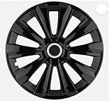 KIT SET DI 4 COPRICERCHI UNIVERSALI PER CERCHI RUOTA DIAMETRO 14 POLLICI MODELLO 