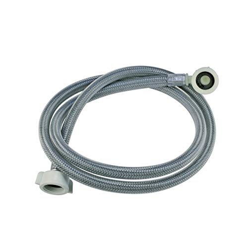 Miele 70105 ORIGINAL Zulaufschlauch Wasseranschlussschlauch Zuflussschlauch Schlauch ummantelt 3/4 Zoll 1,55m Edelstahlgewebe Waschmaschine