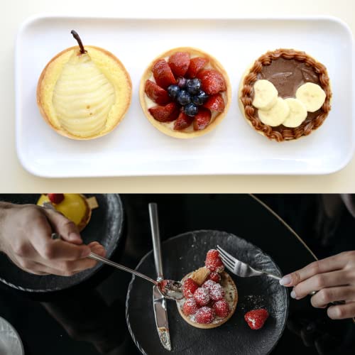 FOVIUPET Round Tart Rings Tart Bottom Tower Cake Ring Mold Non Stick Perforated Tart Rings for Mousse Cheese Cake Muffin Pie Kitchen Baking Tart Molds (Round)