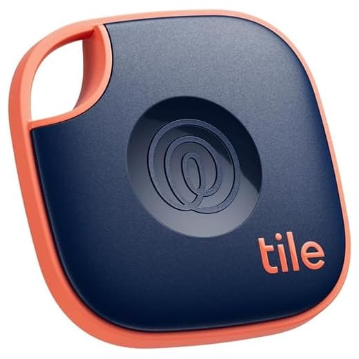Tile by Life360 Mate - Bluetooth Tracker, Keys Finder and Item Locator for Keys, Bags and More. Phone Finder. Both iOS and Android Compatible. 1-Pack (Navy Blaze)