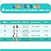 6 Pcs Surgery Recovery Kit for Dogs Cats –Adjustable Dog Cone & Fluffy Dog Blanket (28''x40'')– Get Well Soon –Cleaning Wipes,Calming Toy, Bandages & Mesh Bag –Sympathy Gift for Pet (blue-M)