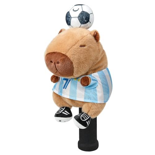�t�@�j�[�u���E��Capybara wih �t�b�g�{�[���S���t�w�b�h�J�o�[�A�����ʂ�����݃S���t�N���u�w�b�h�J�o�[�A�X���[���T�C�Y�A�n�C�u���b�h�ƃA�C�A���Ƀt�B�b�g�A���[�W�T�C�Y�͕W��460cc�h���C�o�[�w�b�h�ɓK��