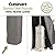 Cuisinart CHC-301, Durable Rip-Resistant Polyester Fits COH-300, 33.5" (L) x 85" (H), Universal Propane Patio Heater Cover