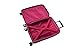 Betsey Johnson 26 Inch Checked Luggage Collection - Expandable Scratch Resistant (ABS + PC) Hardside Suitcase - Designer Lightweight Bag with 8-Rolling Spinner Wheels (Magenta Butterfly, 26IN)
