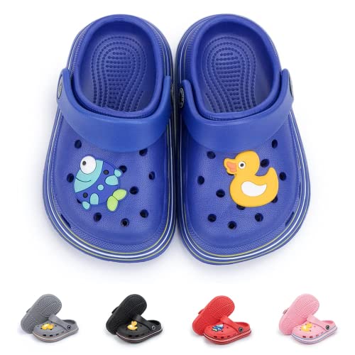 Image of Casazoe Toddler Kids Boys Girls Cute Garden Water Clogs Sandals Slip On Shoes Slipper Slides Lightweight Outdoor Summer Infant Children Beach Pool Shoes (Baby/Toddler Kids)