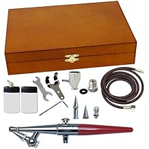 Paasche Airbrush Single Action Airbrush in Wood Case