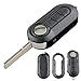 Ersatzgehäuse für Autoschlüssel, Fernbedienung, passend für Fiat 500, Doblo, Ducato, Panda, Punto, Peugeot, 3 Tasten