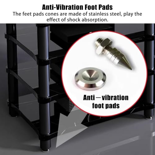Support audio étagères ouvertes pour éviter la surchauffe ampli - 4