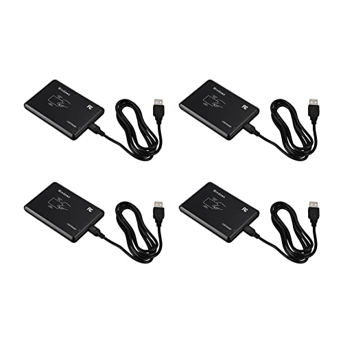Lecteur RFID 125KHz USB contrôle accès pour porte sécurité maison avec 4 cartes ID