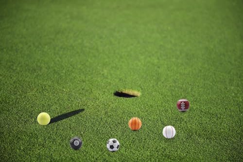 Asyxstar Colored Sports-Themed Golf Balls