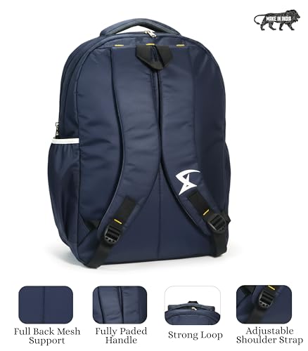 Image of 19 inch /36L Large Water Resistant School Bag, Casual 4 Compartment Backpack, Laptop Bag for Men and Women, Stylish & Trendy College Bag, Travel Bag For Unisex (BP-SNZ-02377)