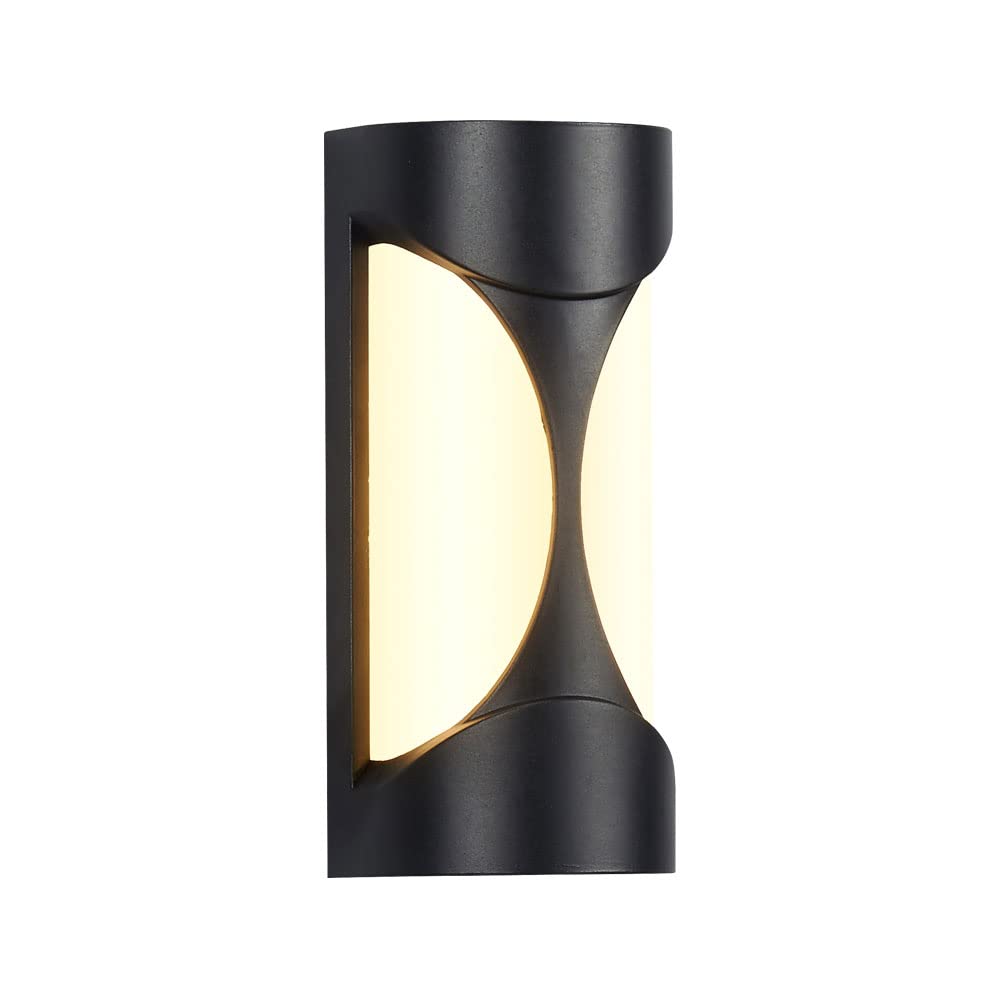 VDOQTLJT Wall Lamp Cylindrical Creative LED Indoor Outdoor Lights Modern Sconce 18W Washer Light for Stairway Living Room Hallway Porch Garden for House Villa