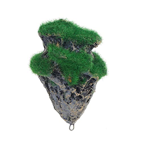 COSMEVIVI Kunstharz Schwimmender Aquarium Stein Größe s Mit Verstellbarer Schnurlänge Für Aquariendekoration Und Fischbecken