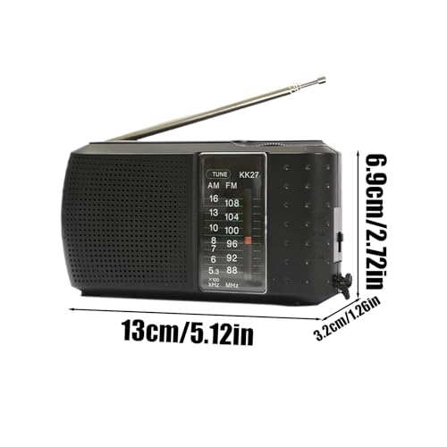 Radio AM FM compacte contre les mauvaises réceptions avec haut-parleur