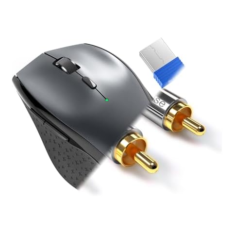 TechRise Wireless Mouse, Computer Mouse for Laptop, 2.4G Cordless Mouse with Nano Receiver, 30 Months Battery Life, Ergonomic Optical Mouse for PC, Tablet, Laptop Cover