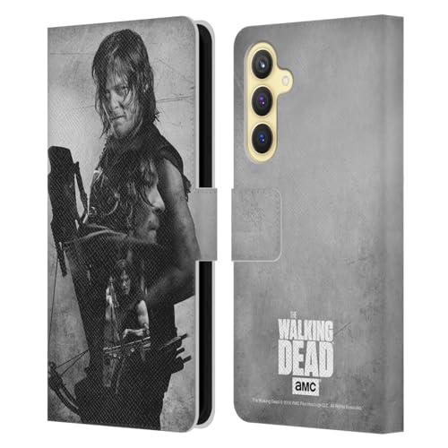 Funda de Cuero Premium The Walking Dead con diseño exclusivo para Samsung S23 FE 5G