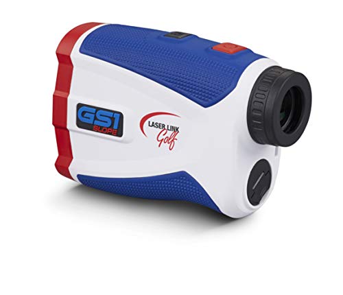 Laser Link Golf - GS1 Slope Laser Rangefinder - Golf Laser Rangefinder with Slope, Vibrate Mode, 6X Magnification,