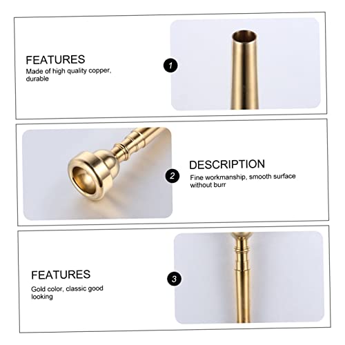 Offsch Mouthpiece Copper Mouth Trumpet Accessories Trumpet Mouth Accessories Trumpet Replacement 5C Mouthpiece Trumpet Mouthpiece 5C Trombone Copper Mouthpiece Mouth Gift For Trumpeter 3C #TOP7