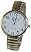 2Tone Large Face Geneva Stretch Band Women's Watch