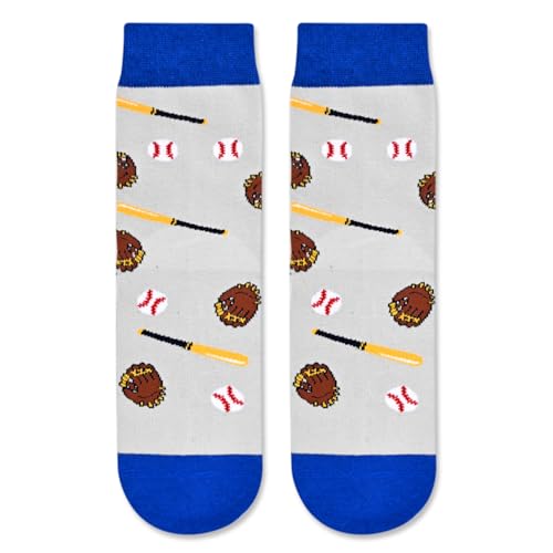 Happypop 7Th 8Th 9Th Birthday Gift Ideas For Boys - Kids Novelty Socks, Baseball Gifts For Boys thumb #2
