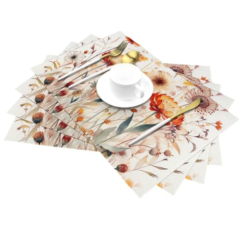 Sets de table lavables pour protéger la cuisine de la chaleur