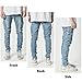 Pantete Mens Slim Fit Jeans 7 Pockets Stretch Skinny Denim Pencil Pants Nova Fashion