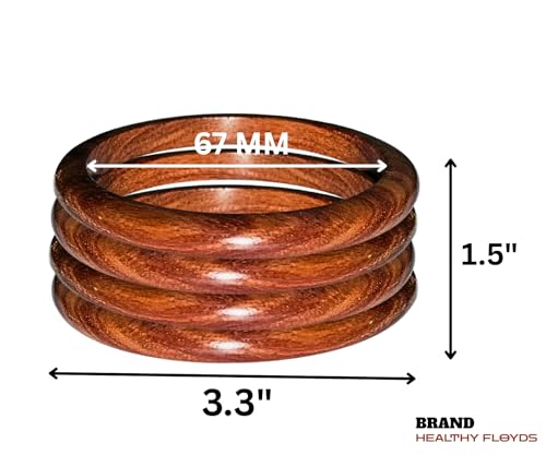 Image of Handmade Natural Wooden Bangles, Stylish Designs,Artisan Premium Quality for Women | Natural Wood Bangles Christmas Gift Jewelry for Her | Eco-Friendly Artisan Crafted Gift