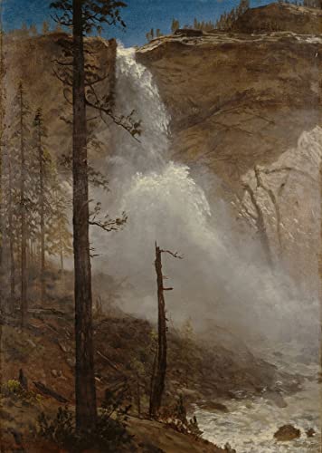 Toile Chutes de Yosemite par Albert Bierstadt - Impression murale abstraite salon 60x90cm