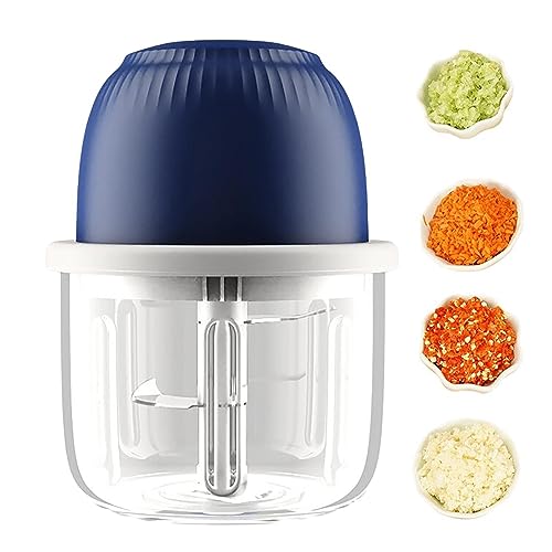 ADERN Hachoir à oignons,Gadgets de Cuisine électrique aux légumes et à l'a | Coupe-oignons sans Fil, Gadgets de Cuisine Rechargeables pour oignons, piments, Noix et Viande