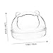 Happyyami 2pcs Hamster Bath Box Dust Bathing Tub for Small Pets Easy to Install Hamster Bathroom Containers for and Chinchillas Fun and Sanitary Bathing