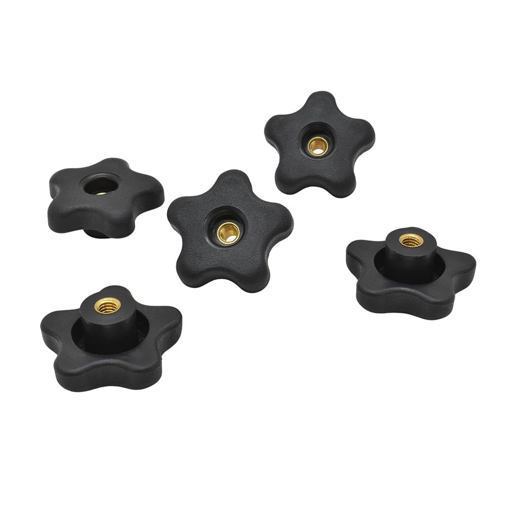 Amazon.com: Big Horn 19708B-5PK 5 Star Thru Knob 5/16 x 18 (5/PK