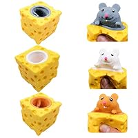 Amazon | SAEYZ スクィーズおもちゃ スクイーズ玩具 チーズマウス