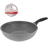 ✅ GRAN CAPACIDAD - Con un diámetro de 28 cm, se puede cocinar para toda la familia sin tener que ensuciar otra sartén y le facilita la tarea de cocinar o freír.