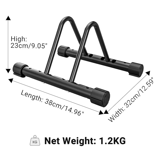 Support de stationnement vélo sol VTT rack réglable intérieur - 4