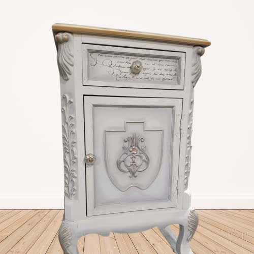 Chalky Chicks Premium Chalk Style Paint For Furniture, Home Decor & Diy Crafts – Eco Friendly – No Sanding, No Primer Needed – Multi Surface Paint – Wolf Gray (Gray/Beige) – 32 Oz – Made In The Usa #TOP3