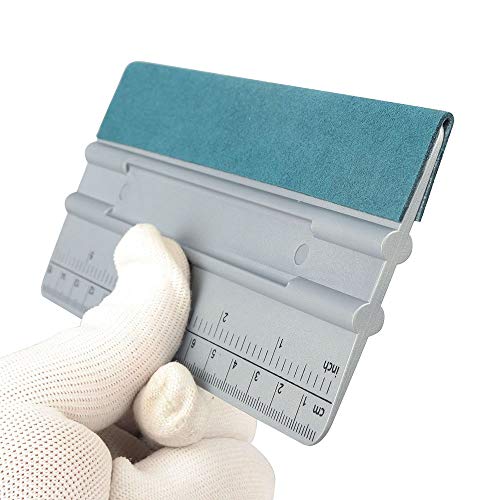 Gomake Vinyl Wrap Squeege 6 Inch Squeegee for Vinyl with Ruler and