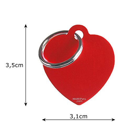 MAMIPets Medaglietta per Cane Gatto Targhetta a