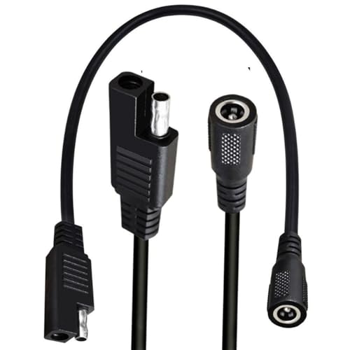 For SAE to DC 5.5*2.1 power cable for solar panels on cars and motorcycles. SAE to DC 5521 power cable. SAE 5.5*2.1 power cable.