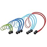 SPANNSEIL-ANWENDUNG: Set mit 10 Spannseilen von 20 cm, 30 cm, 40 cm und 50 cm; ideal zum Befestigen von Zelten, Matratzen, Decken oder Yogamatten
