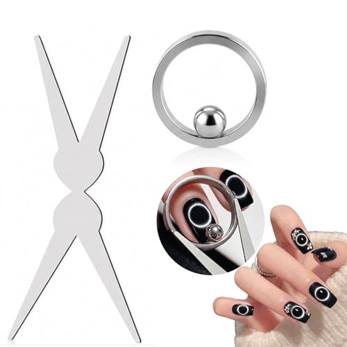 Ring Cat Eye Magnet for Nails,Circular Strong Magnet for Cat Eye Gel Polish, Home DIY, Beginners & Nail Artists