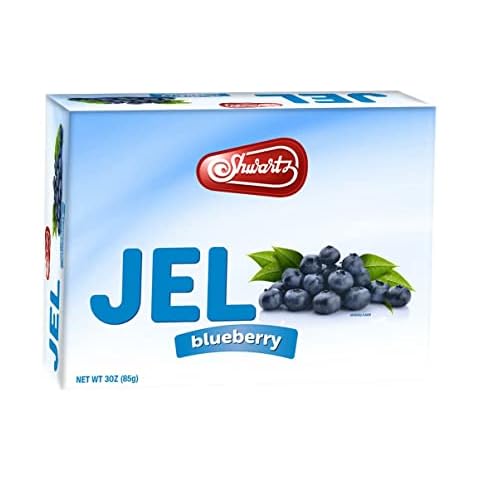 Shwartz Instant Jelly Powder, Pudding Mix, Blueberry Jello 85g, Certified Kosher Cover